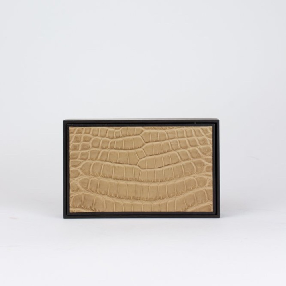*SOLD* Hermes Le Palissandre Crocodile Jewellery Box